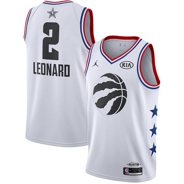 Toronto Raptors Kawhi Leonard White 2019 NBA All-Star Jersey