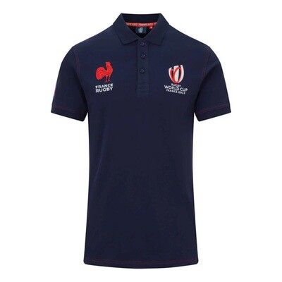 2023 France Rugby RWC Polo All Navy
