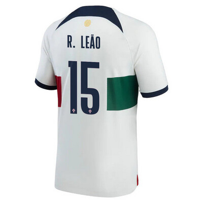 Portugal Away Rafael Leão #15 World Cup Jersey 2022