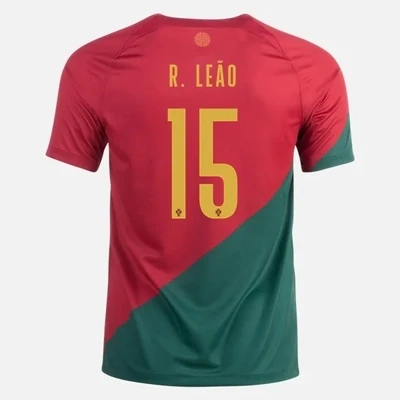 Portugal Home Rafael Leão #15 World Cup Jersey 2022