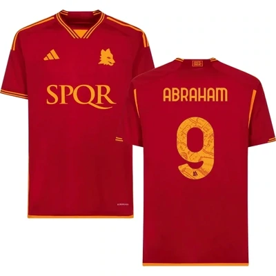 AS Roma Tammy Abraham #9 Home Jersey 2023-2024 With SPQR Sponsor