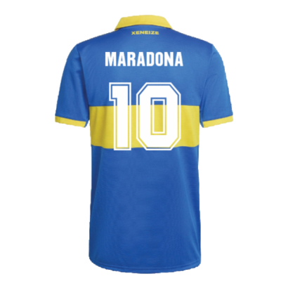 Boca Juniors Home Diego Maradona #10 Jersey Shirt 22-23