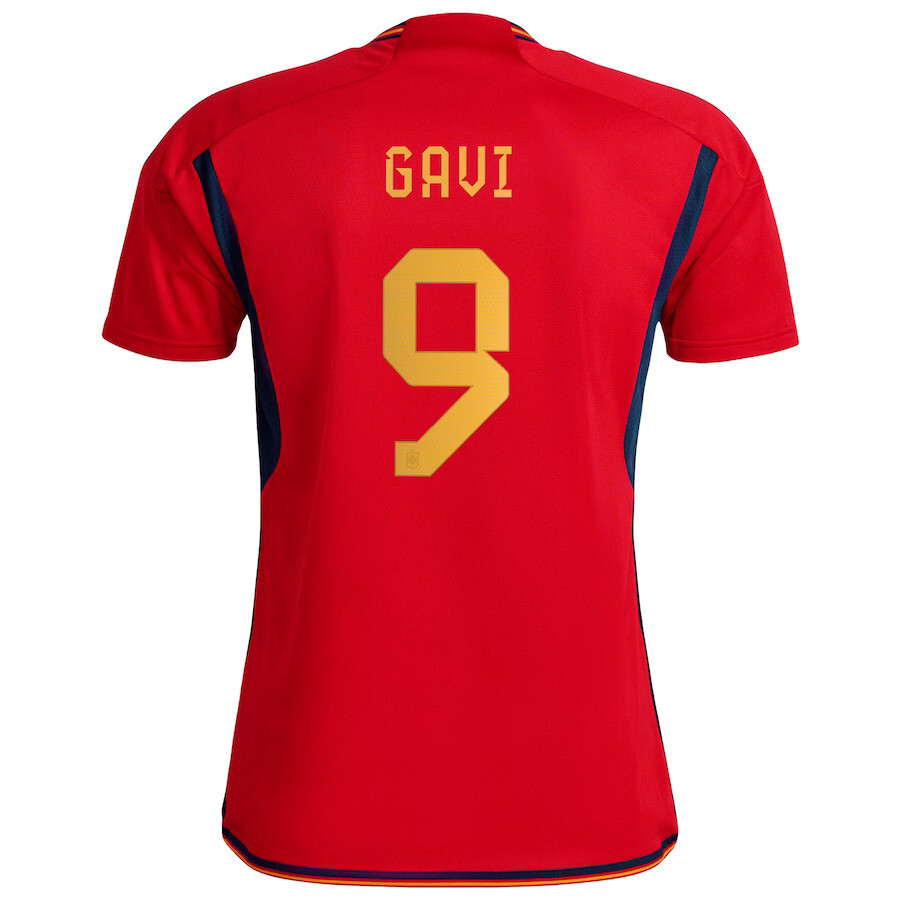 Spain Home Gavi #9 Jersey 2022/2023