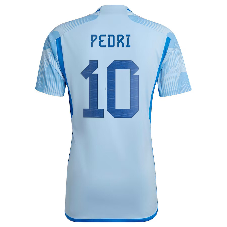Spain Away Pedri #10 Jersey 2022/2023