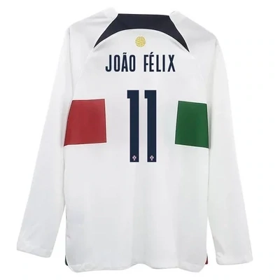 Portugal Away Portugal João Félix #11 Long Sleeve Jersey 2022/2023