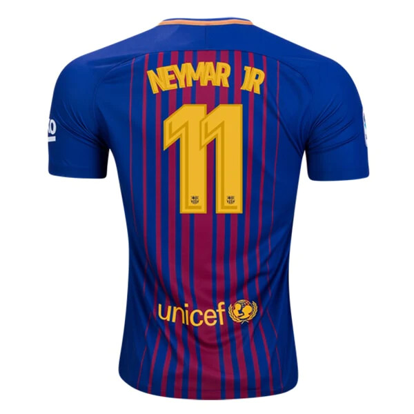 Barcelona Home Neymar Jr. 11 Retro Jersey Shirt 2017/2018