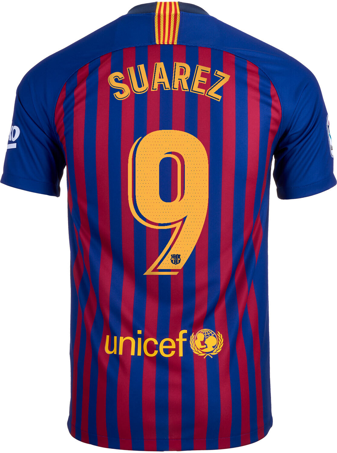 Barcelona Home Luis Suárez 9 Retro Jersey Shirt 18/19