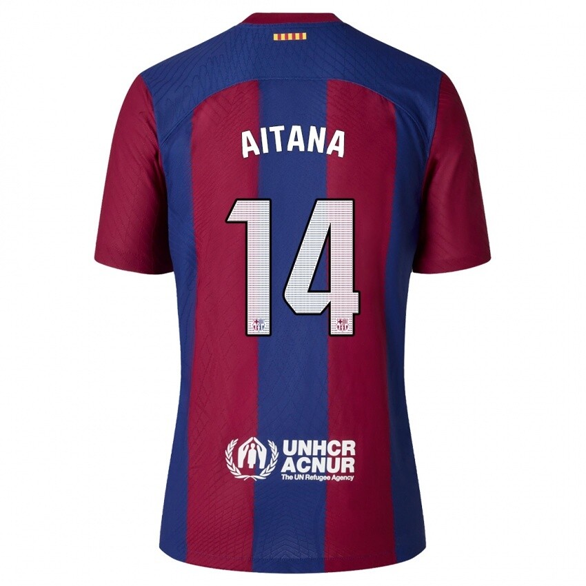 Barcelona Women's  Aitana Bonmatí 14 Home Jersey 2023/2024
