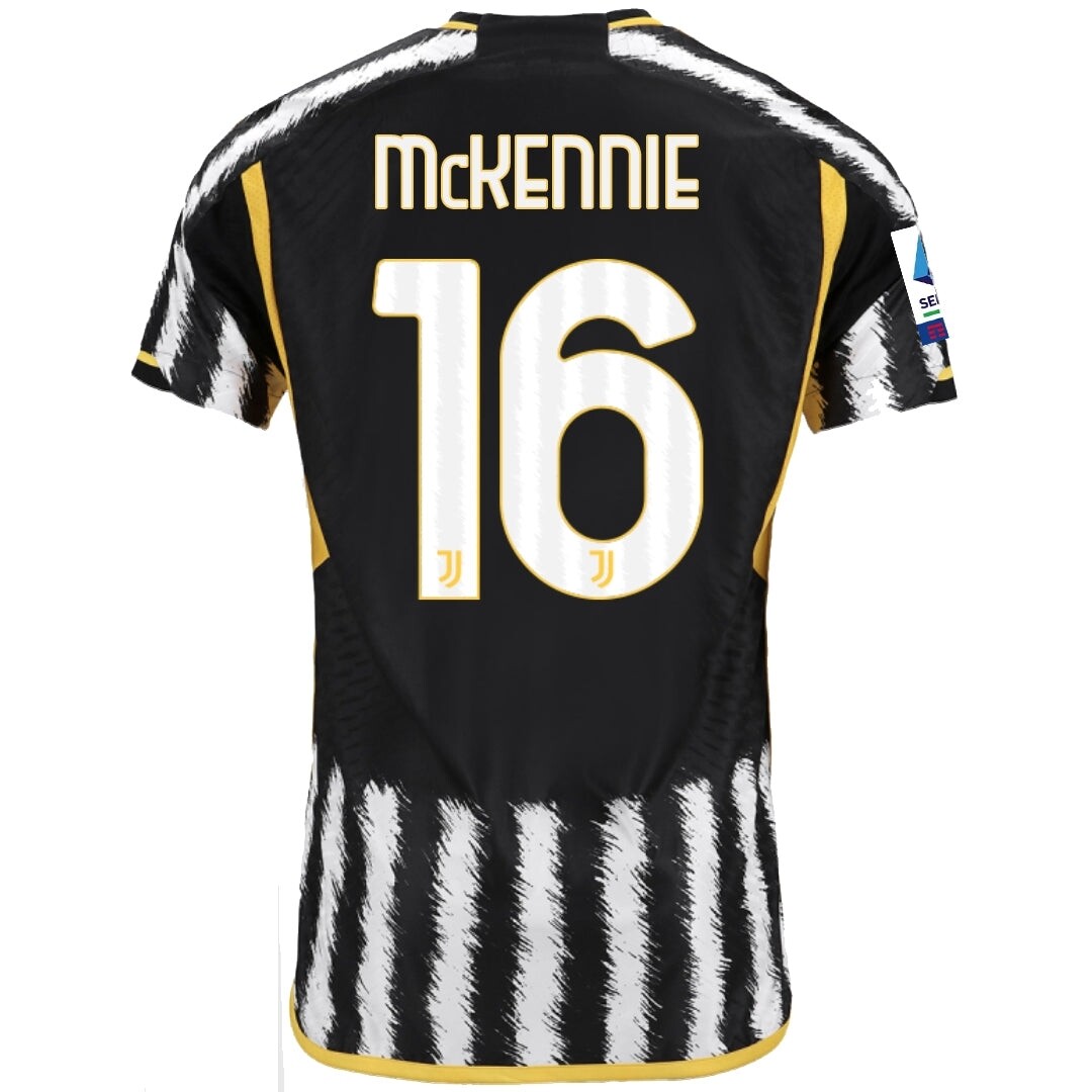 Juventus Home Weston McKennie #16 Jersey 2023-2024 (Player Version)