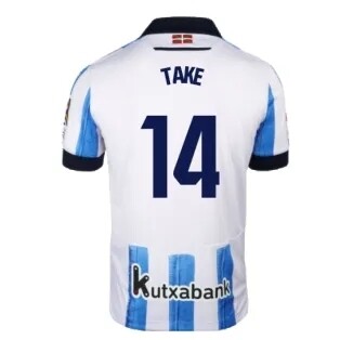 Real Sociedad Home Takefusa Kubo #14 Jersey 2023/2024