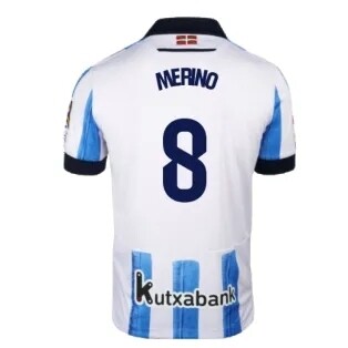 Real Sociedad Home Mikel Merino #8 Jersey 2023/2024