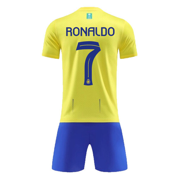 23-24 Al Nassr Home Jersey Ronaldo #7 Kids Kit