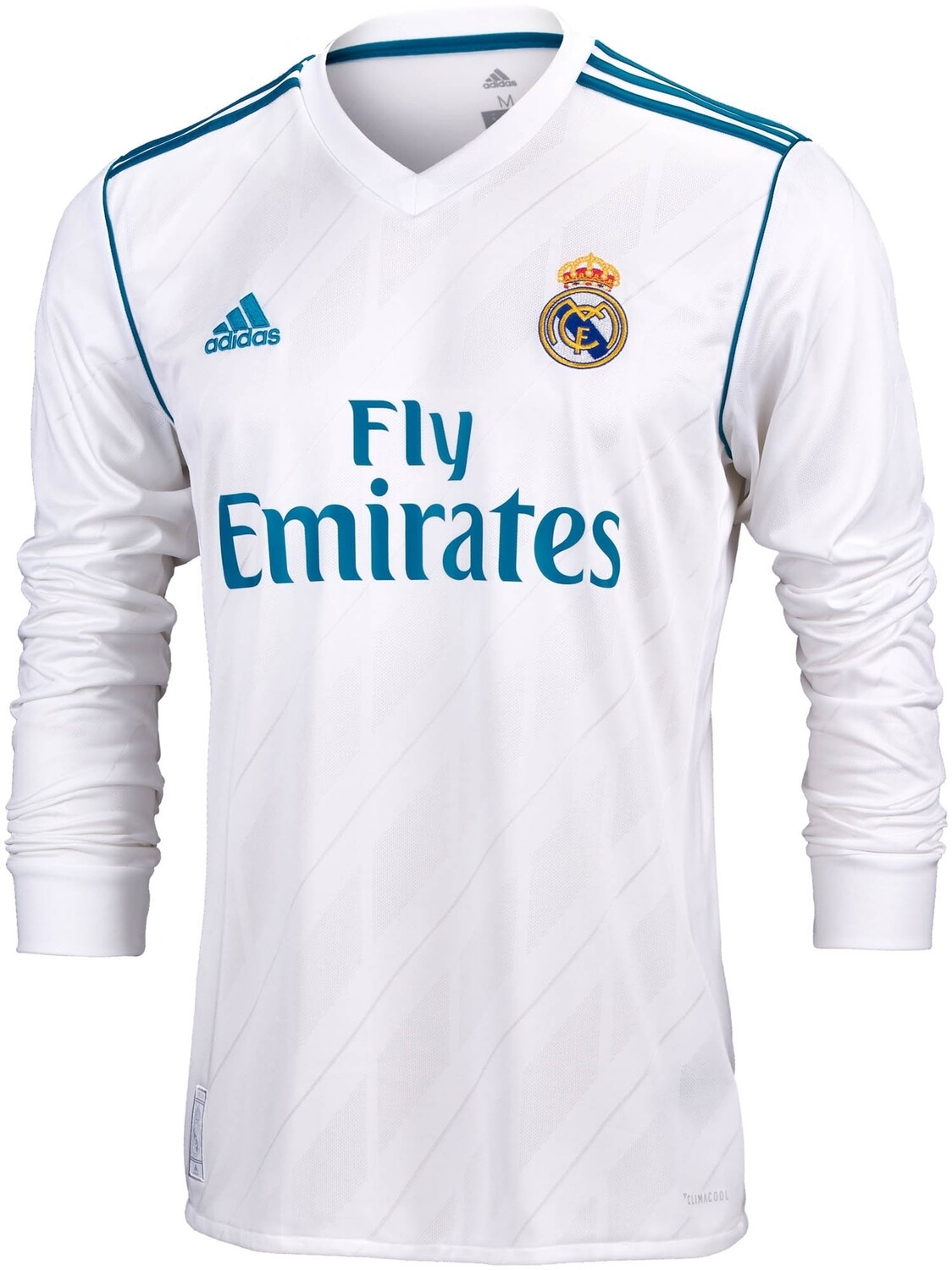 Real Madrid Home Long Sleeve Retro Jersey 2017/2018