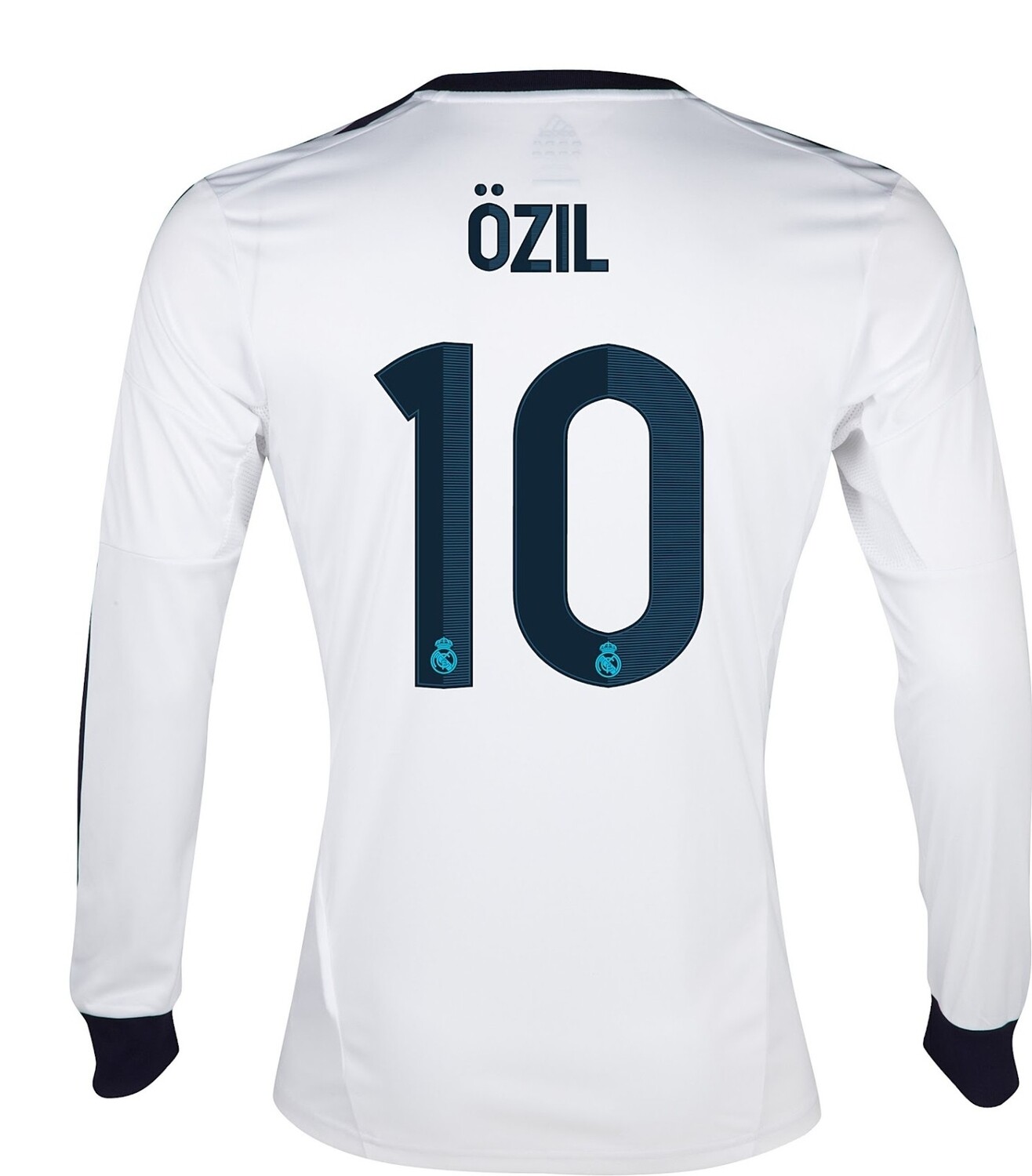 Real Madrid Home Mesut Özil #10 LS Retro Jersey 2012-2013