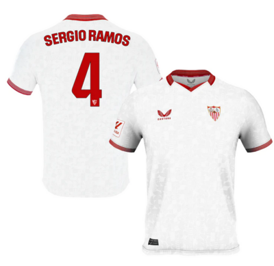  Sevilla Sergio Ramos #4 Home Jersey 2023/2024