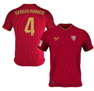 Sevilla Sergio Ramos #4 Away Jersey 2023/2024