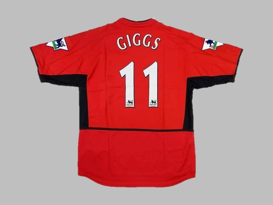 Manchester United Home Ryan Giggs #11 Jersey Shirt 2002-04