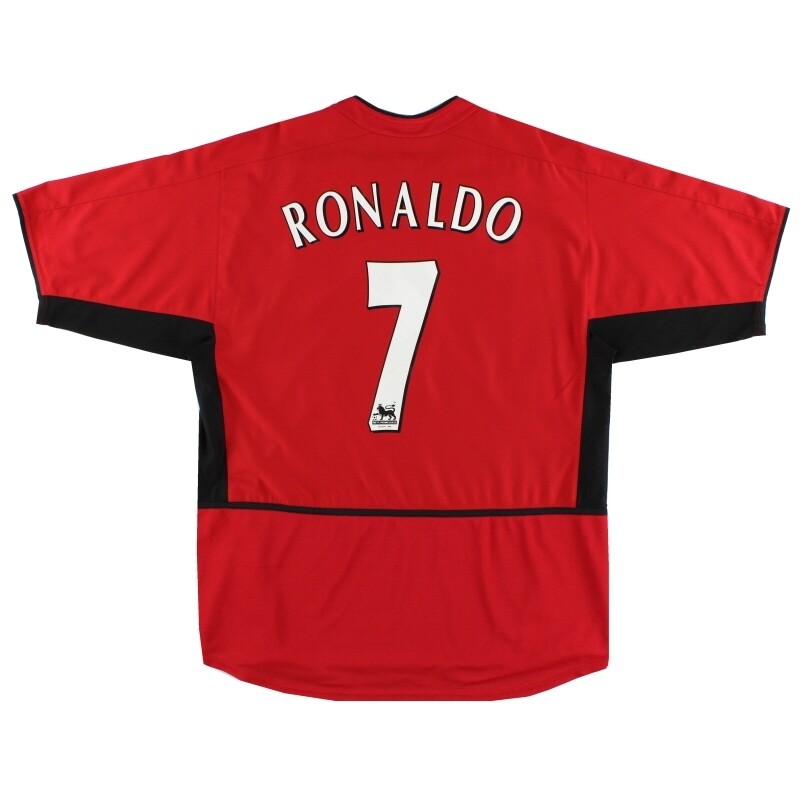 Manchester United Home Cristiano Ronaldo #7 Jersey Shirt 2002-04