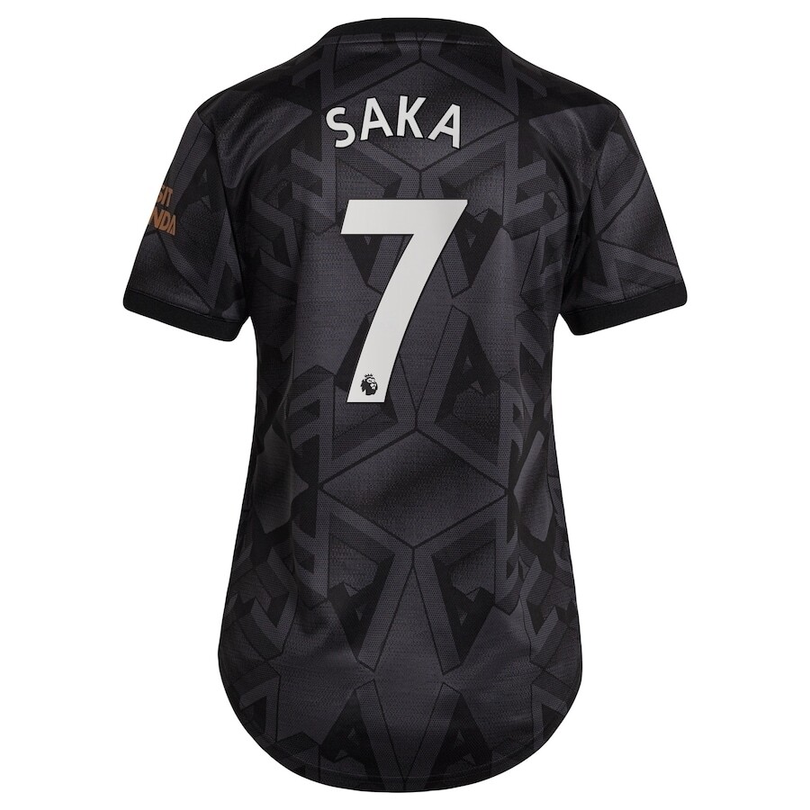  Arsenal Bukayo Saka #7 Away Women's Jersey 2022/2023