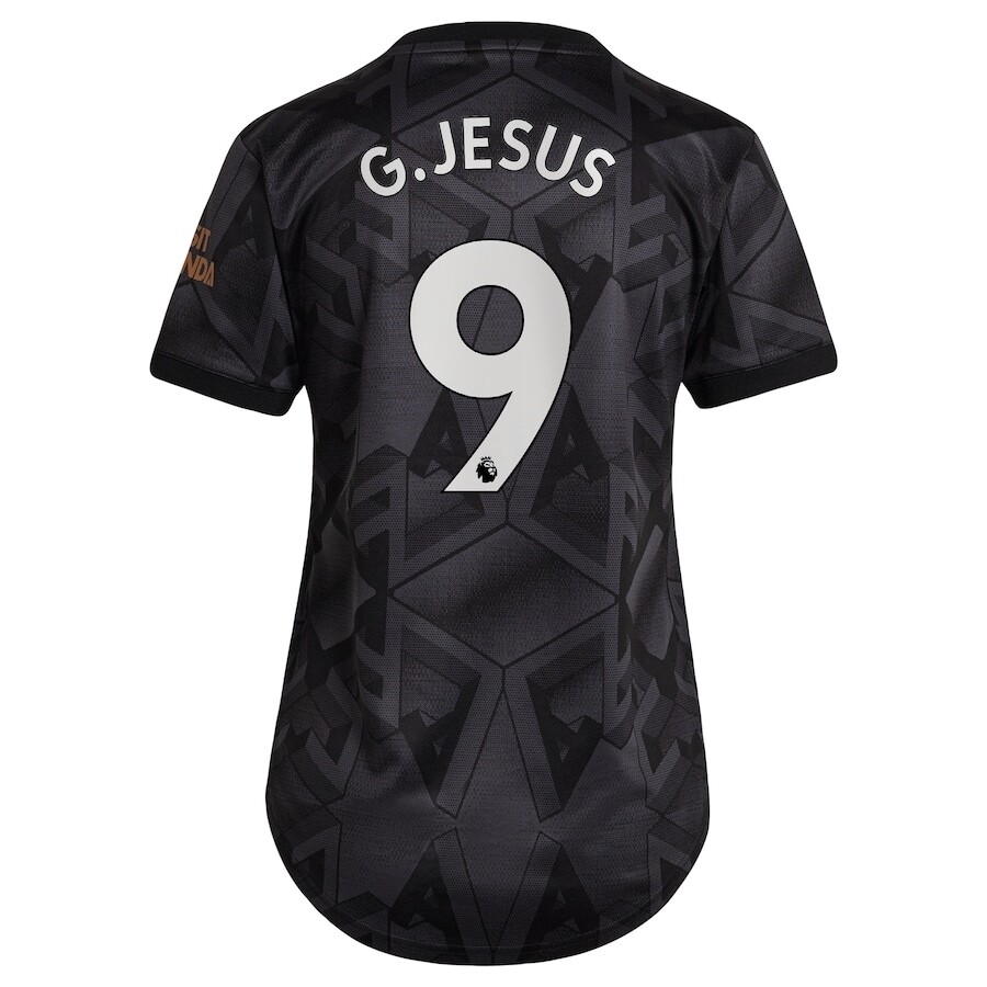  Arsenal Gabriel Jesus #9 Away Women's Jersey 2022/2023