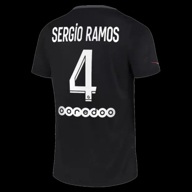 PSG Third Sergio Ramos 4 Jersey Shirt 21/22