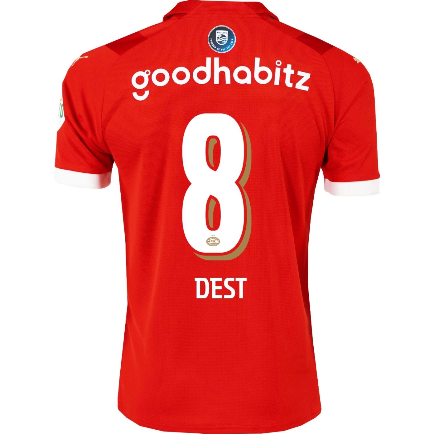 PSV Eindhoven Sergio Dest #8 Home Jersey 2023/2024