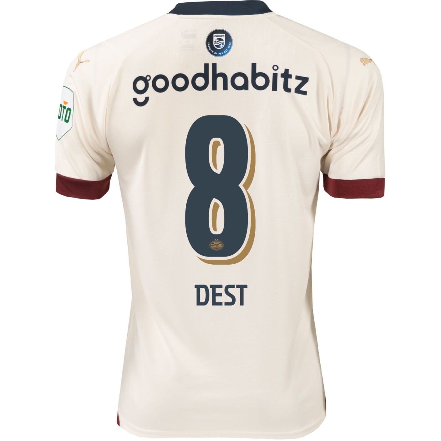 PSV Eindhoven Sergio Dest #8 Away Jersey 2023/2024