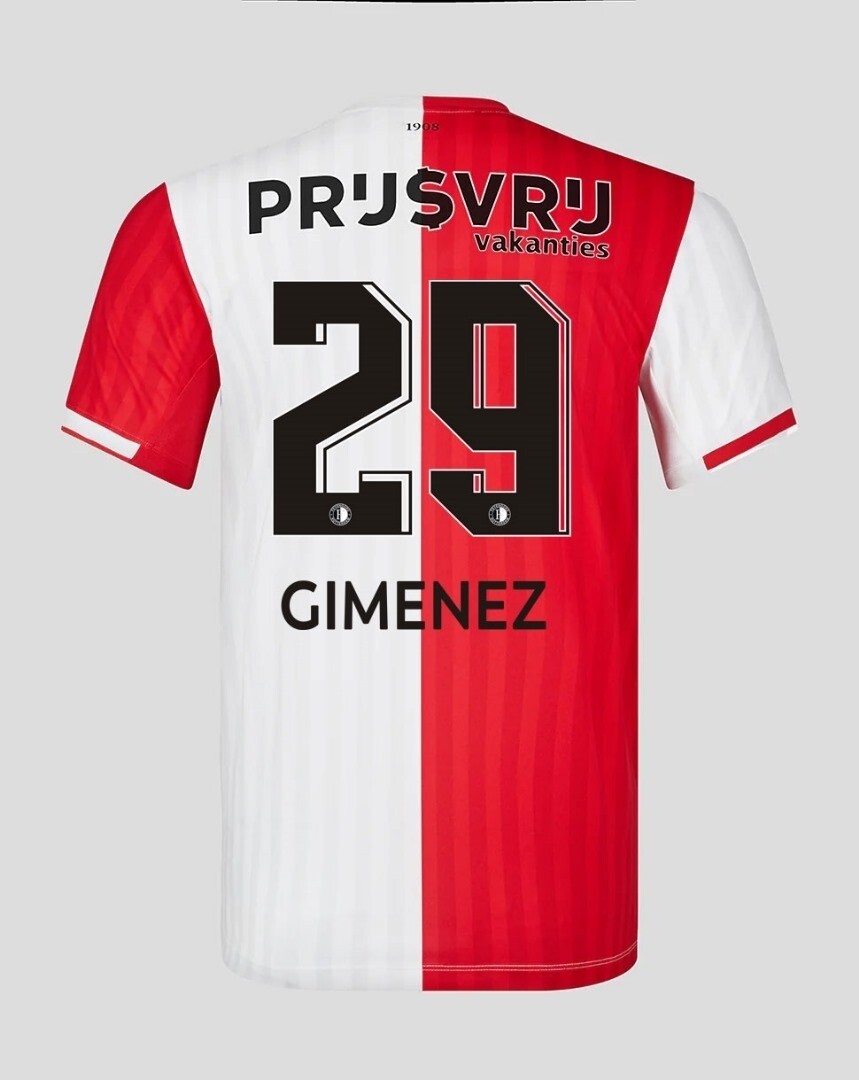 Feyenoord Santiago Giménez #29
Home Jersey 2023-2024