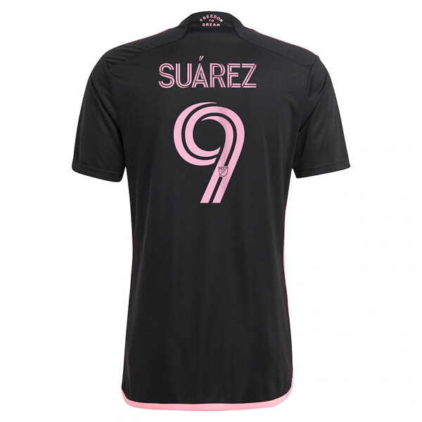 2023 Inter Miami Black Away Jersey Suárez 9