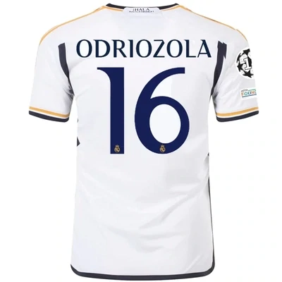 Real Madrid Ordiozola Home Jersey 2023/2024 With Champions League + Club World Cup Patches
