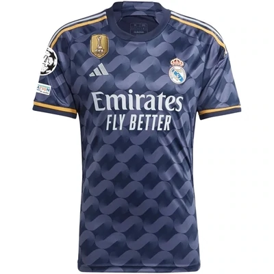 Real Madrid Away Jersey 2023/2024 With Champions League + Club World Cup Patches