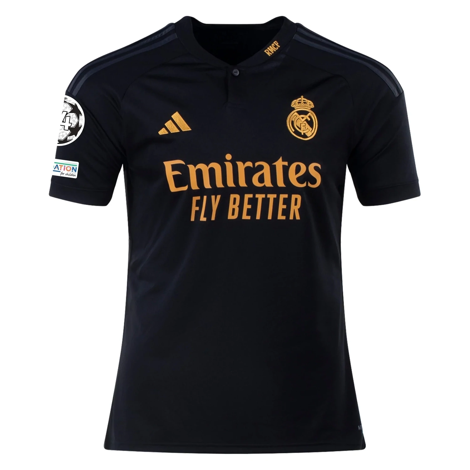 Real Madrid Third Jersey 2023/2024 With Champions League + Club World Cup Patches