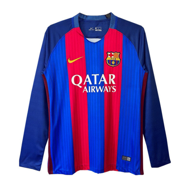 16-17 Barcelona Home Long Sleeve Jersey