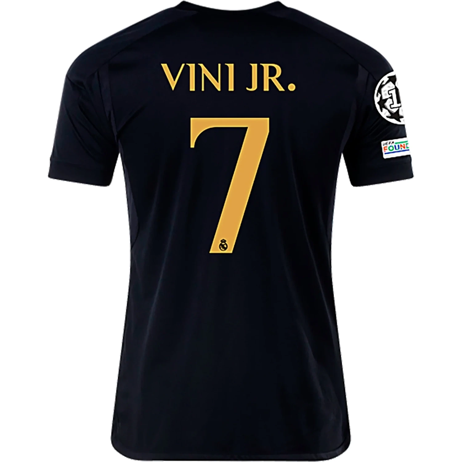 Real Madrid Vinicius Jr. Third Jersey 2023/2024 With Champions League + Club World Cup Patches