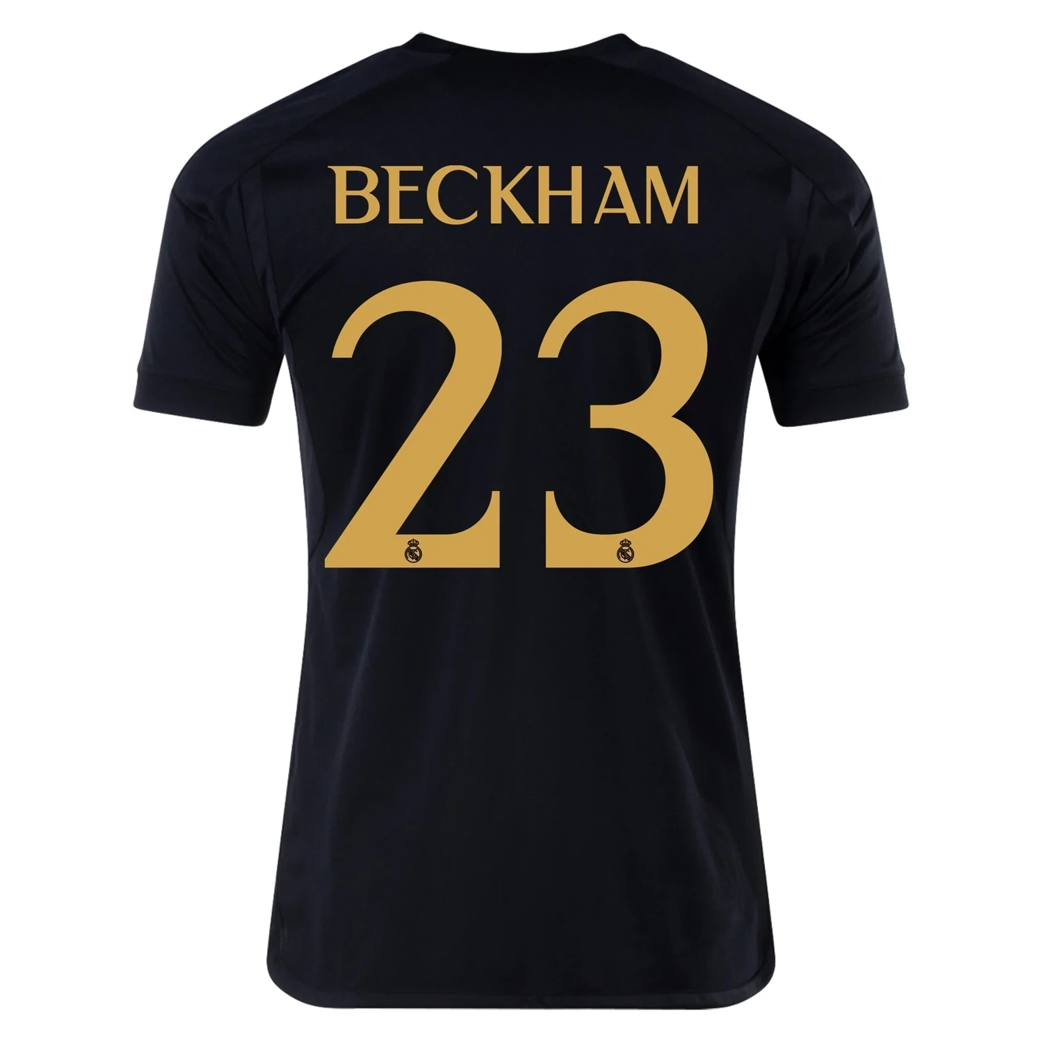 Real Madrid David Beckham Third Jersey 2023/2024 With Champions League + Club World Cup Patches