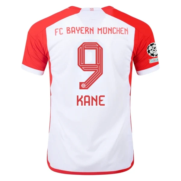 Bayern Munich Harry Kane Home Jersey 2023/2024 With Champions League Patches