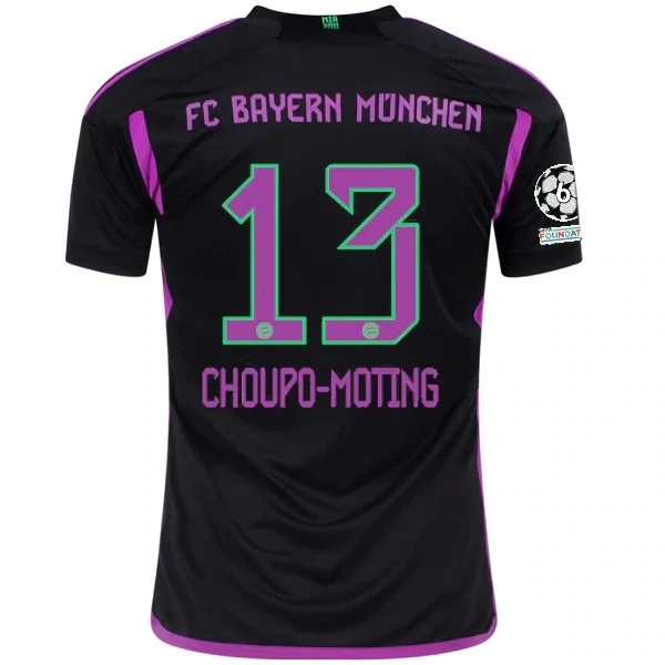Bayern Munich Eric Maxim Choupo-Moting Away Jersey 2023/2024 With Champions League Patches
