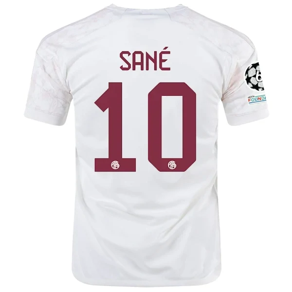 Bayern Munich Leroy Sané Third Jersey 2023/2024 With Champions League Patches