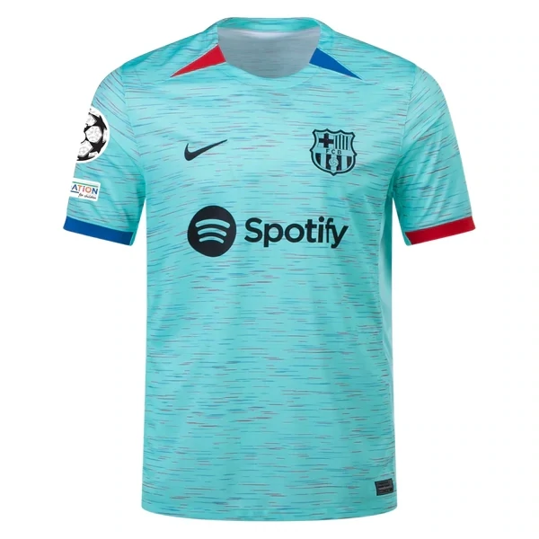 Barcelona Third Jersey 2023/2024 With Champions League Patches