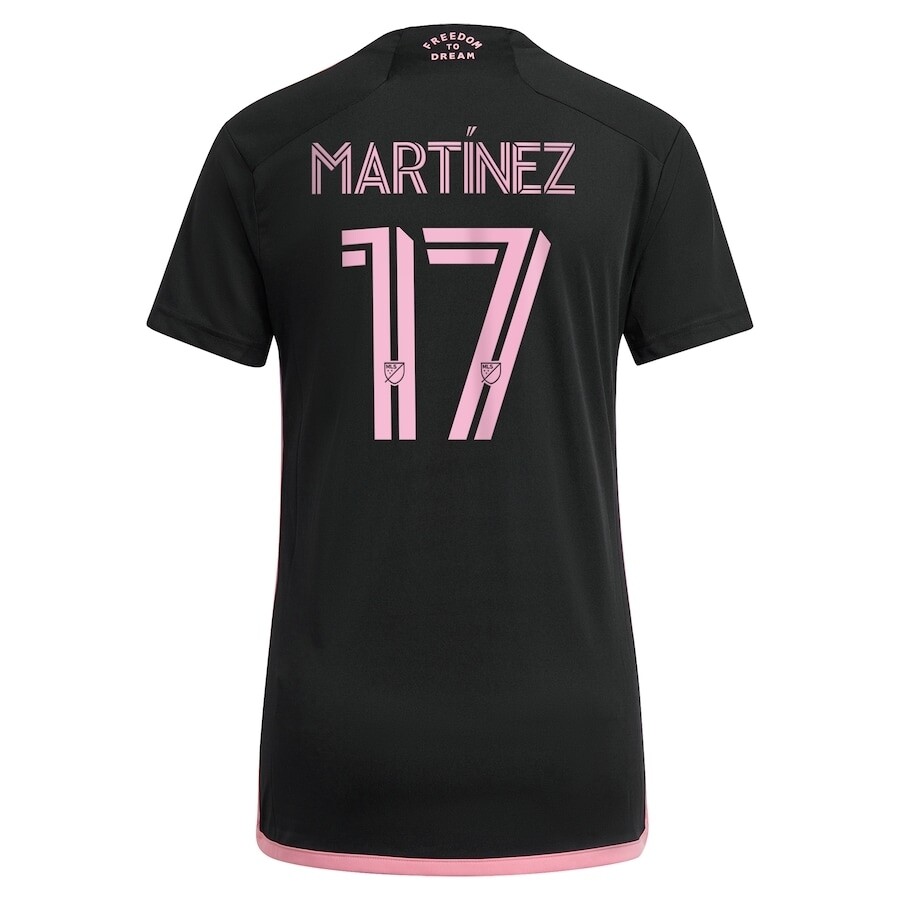 Inter Miami Away Josef Martínez 17 Women's Black Jersey 2022/2023