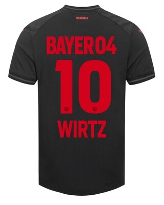 23-24 Bayer Leverkusen FLORIAN WIRTZ 10 Home Soccer Jersey