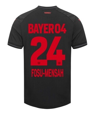23-24 Bayer Leverkusen TIMOTHY FOSU-MENSAH 24 Home Soccer Jersey