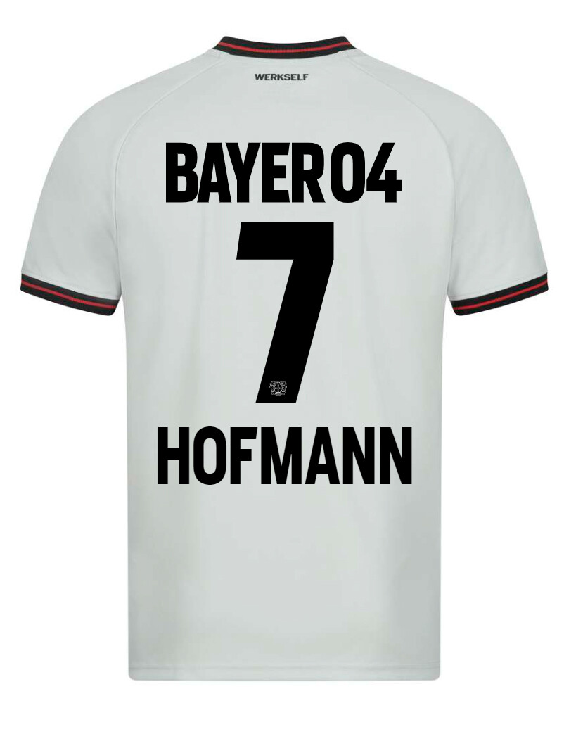23-24 Bayer Leverkusen JONAS HOFMANN 7 Away Soccer Jersey