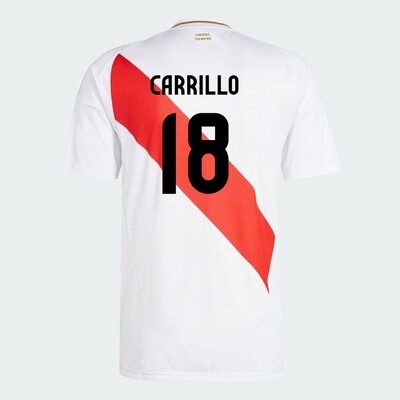 Peru Copa America Home André Carrillo #18 Jersey Shirt 2024