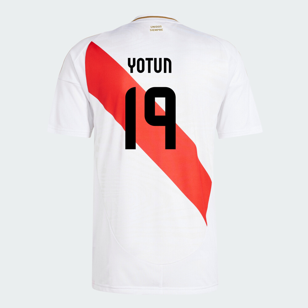 Peru Copa America Home Yoshimar Yotún #19 Jersey Shirt 2024