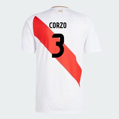 Peru Copa America Home Aldo Corzo #1 Jersey Shirt 2024