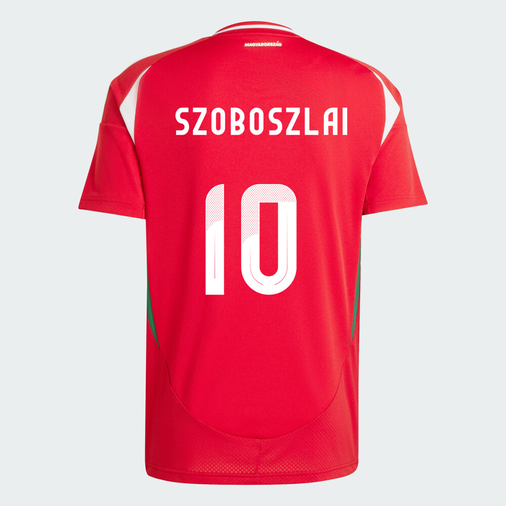 Hungary Home Euro&#39;s Dominik Szoboszlai #10 Jersey 2024