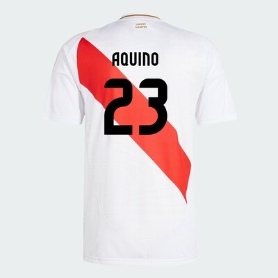 Peru Copa America Home Pedro Aquino #23 Jersey Shirt 2024