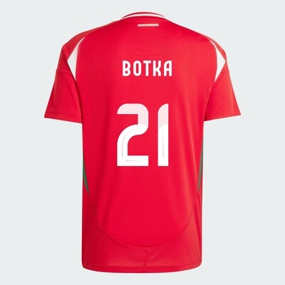 Hungary Home Euro's Endre Botka #21 Jersey 2024