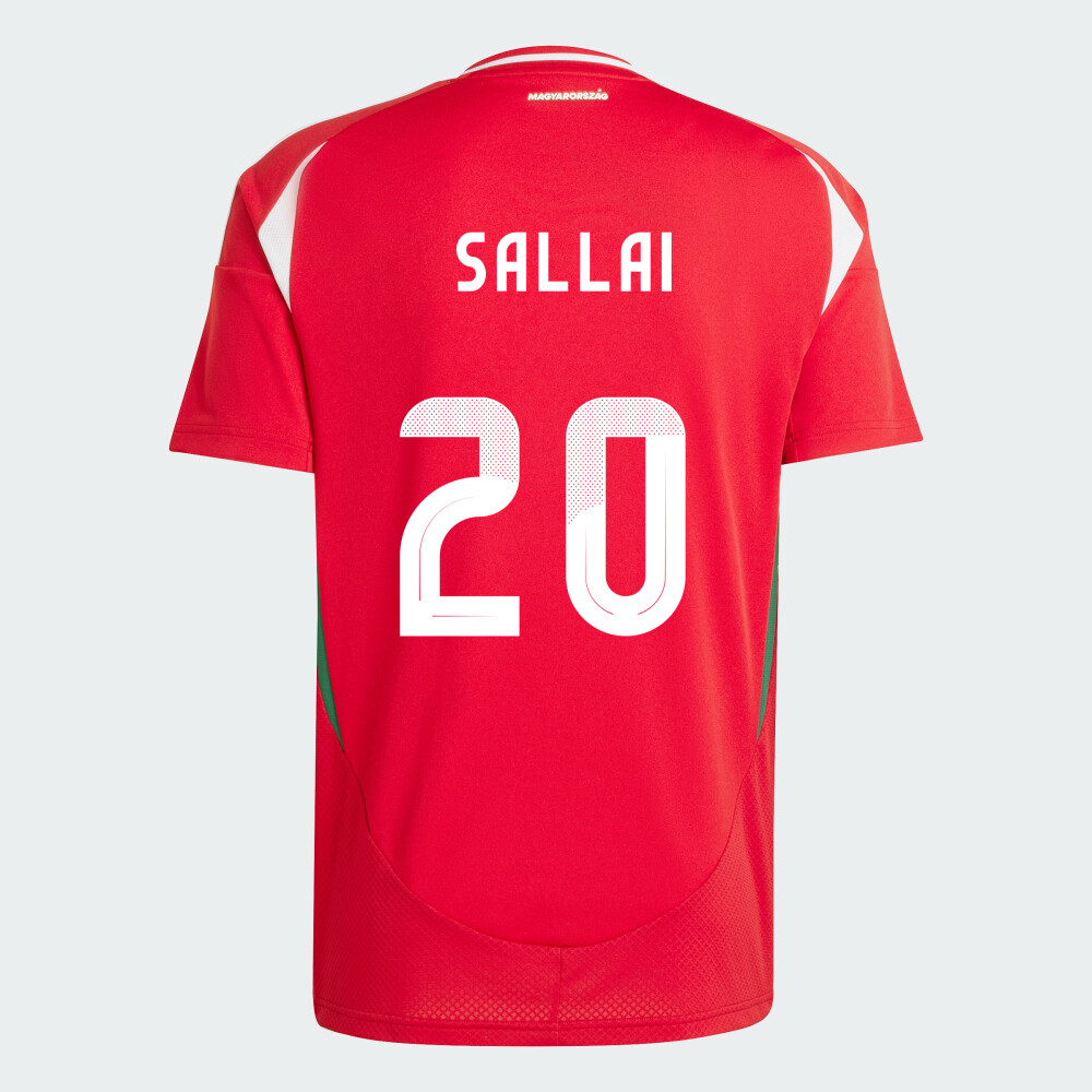 Hungary Home Euro&#39;s Roland Sallai #20 Jersey 2024
